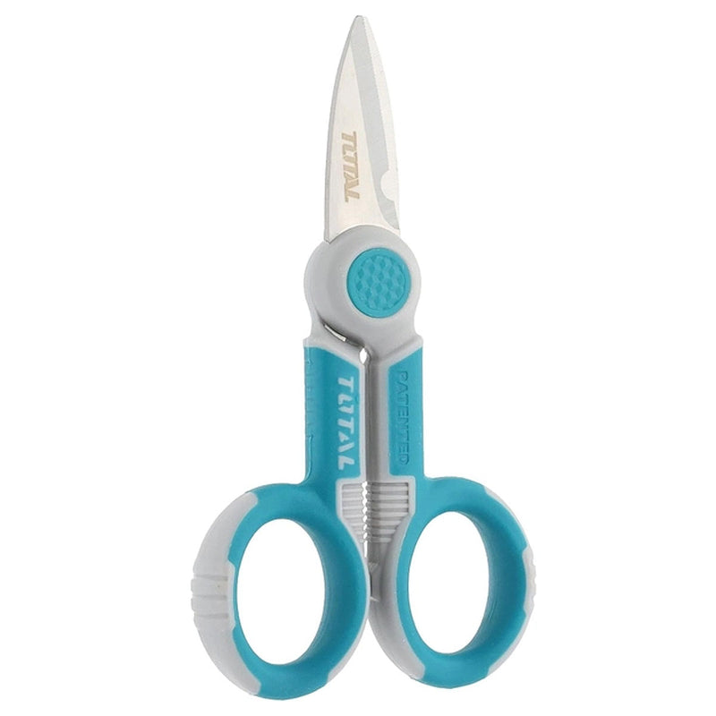 Kéo thợ điện TOTAL THT1155871 chiều dài 145mm, chất liệu Inox