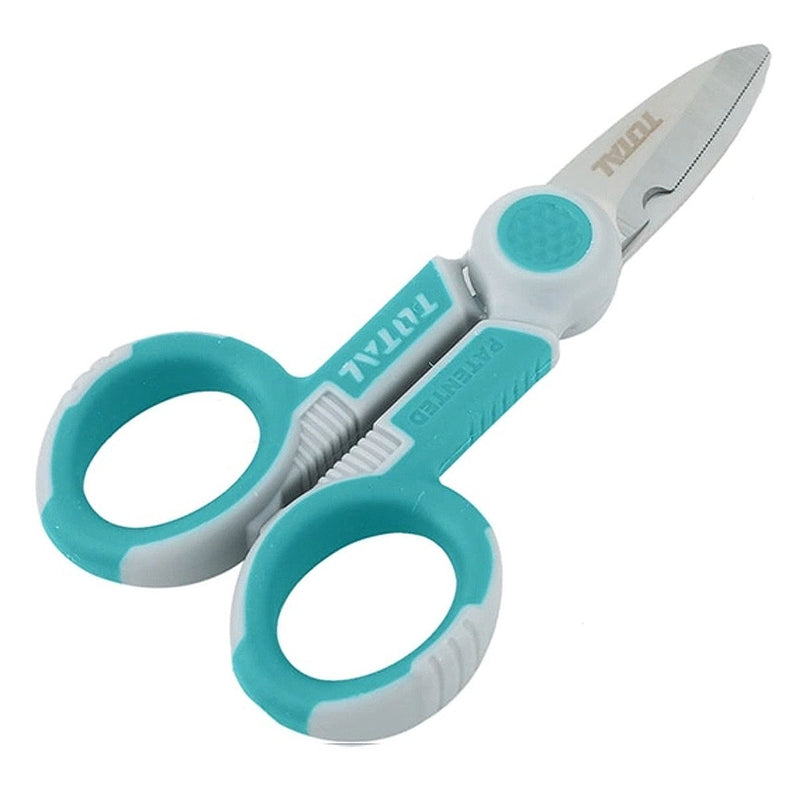 Kéo thợ điện TOTAL THT1155871 chiều dài 145mm, chất liệu Inox