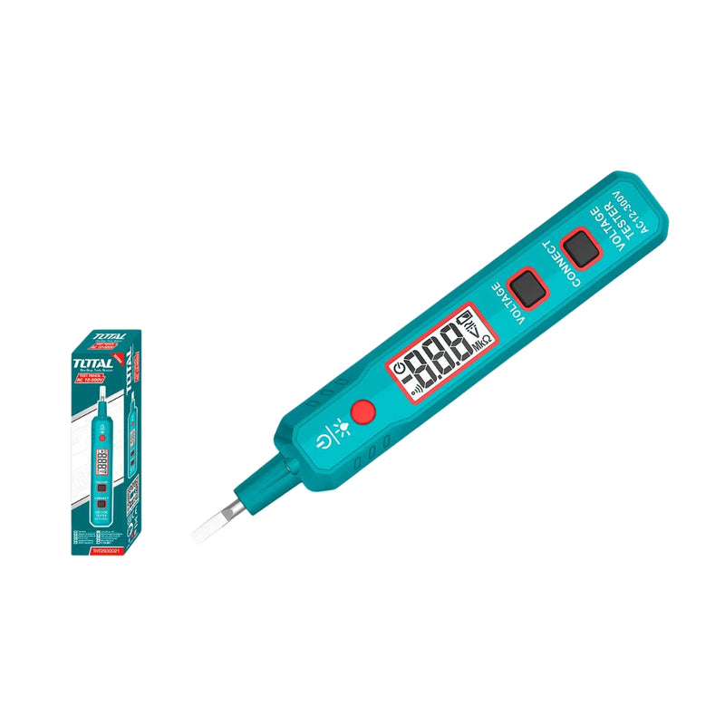 Bút thử điện AC 12-300V màn hình kỹ thuật số TOTAL THT2930021