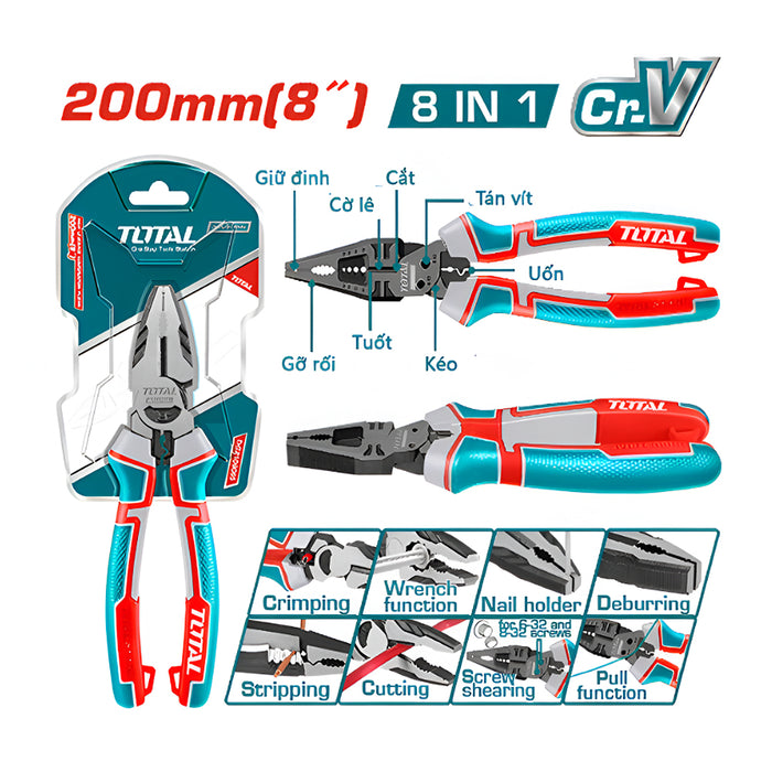 Kìm răng đa chức năng 8 trong 1 TOTAL THTMF186
