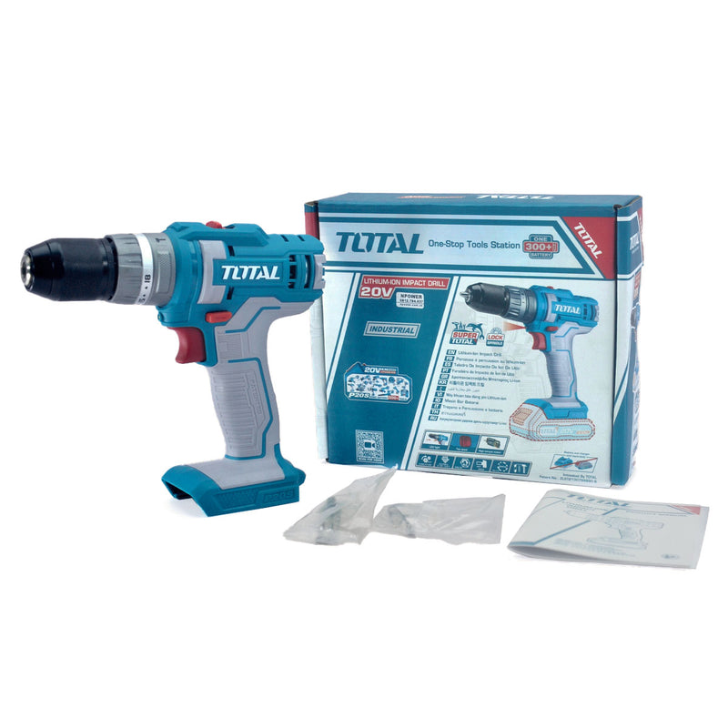 Máy khoan búa dùng Pin 20V (không kèm Pin & sạc) TOTAL TIDLI201455