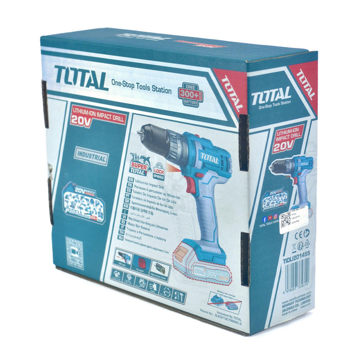 Máy khoan búa dùng Pin 20V (không kèm Pin & sạc) TOTAL TIDLI201455
