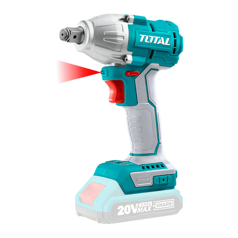 Máy siết bu lông cốt 1/2 inch dùng Pin 20V Total TIWLI20020