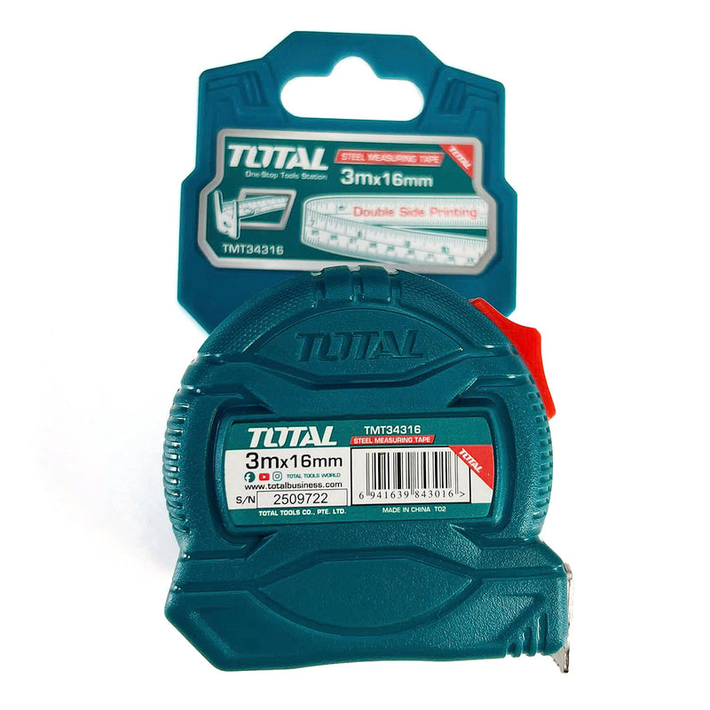 Thước kéo thép nền vàng 2m-8m TOTAL