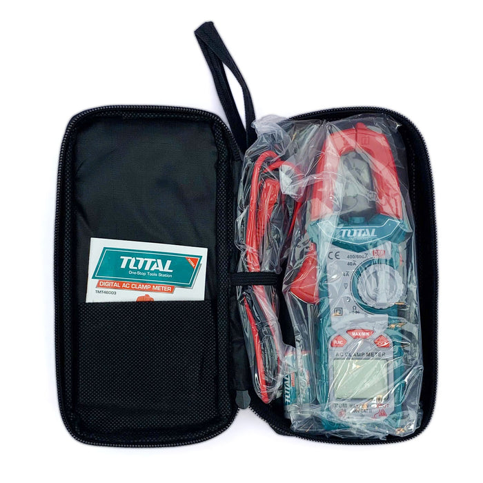 Kìm đo AC kỹ thuật số TOTAL TMT46003
 (nâng cấp từ mã TMT46002)