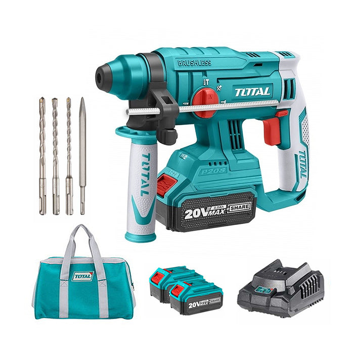 Chi tiết Máy khoan động lực dùng Pin 20V TOTAL TRHLI22012