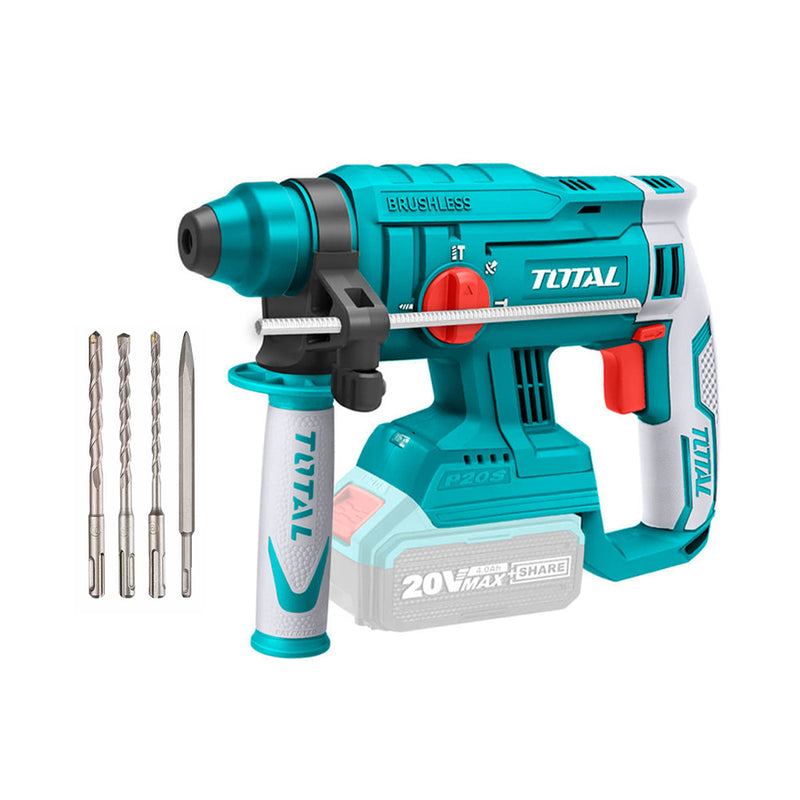 Chi tiết Máy khoan đục dùng Pin 20V TOTAL TRHLI2201