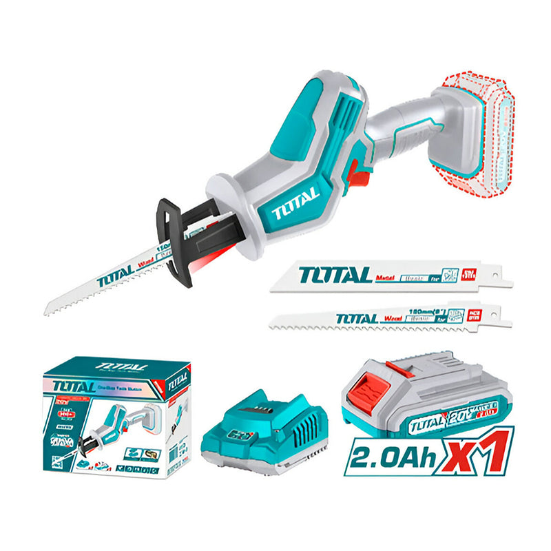 Máy cưa kiếm dùng Pin Lithium-ion 20V TOTAL TRSLI65061