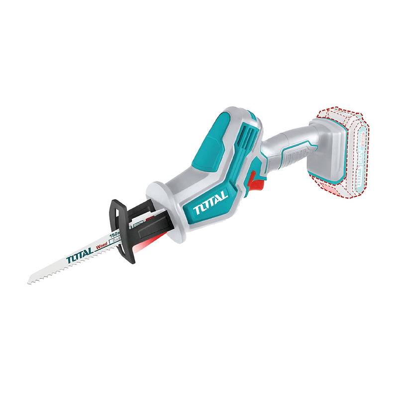Máy cưa kiếm dùng Pin Lithium-ion 20V (không kèm Pin &sạc) TOTAL TRSLI6506