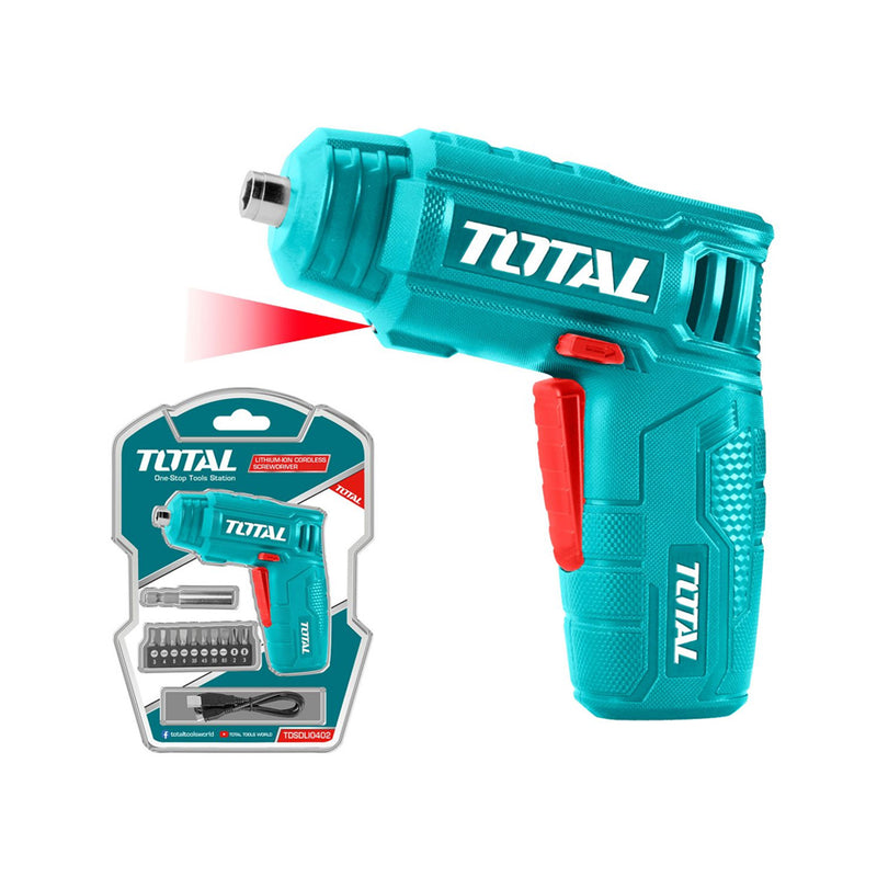 Chi tiết Máy siết vít dùng Pin 4V (supper select) TOTAL TSDLI0402