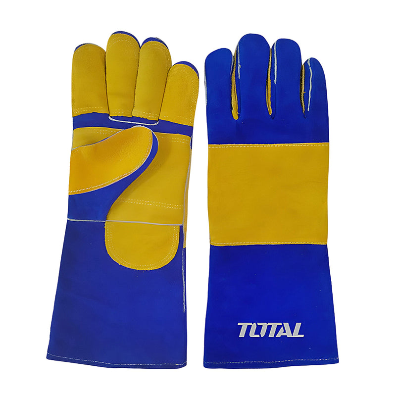 Găng tay vải da dùng máy hàn dài 16 inch TOTAL TSP15216