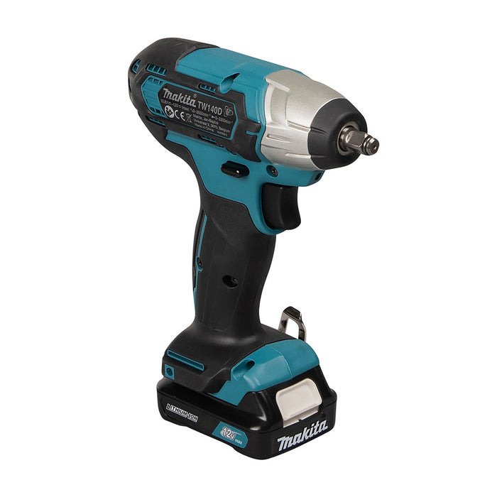 Máy siết bu lông Makita TW140D dùng Pin 12Vmax CXT, cốt 3/8 inch