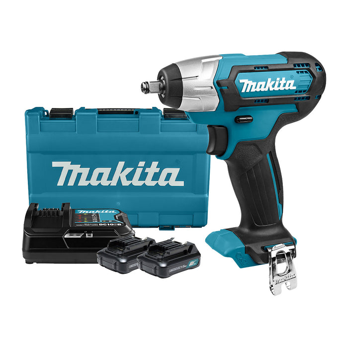 Máy siết bu lông Makita TW140D dùng Pin 12Vmax CXT, cốt 3/8 inch