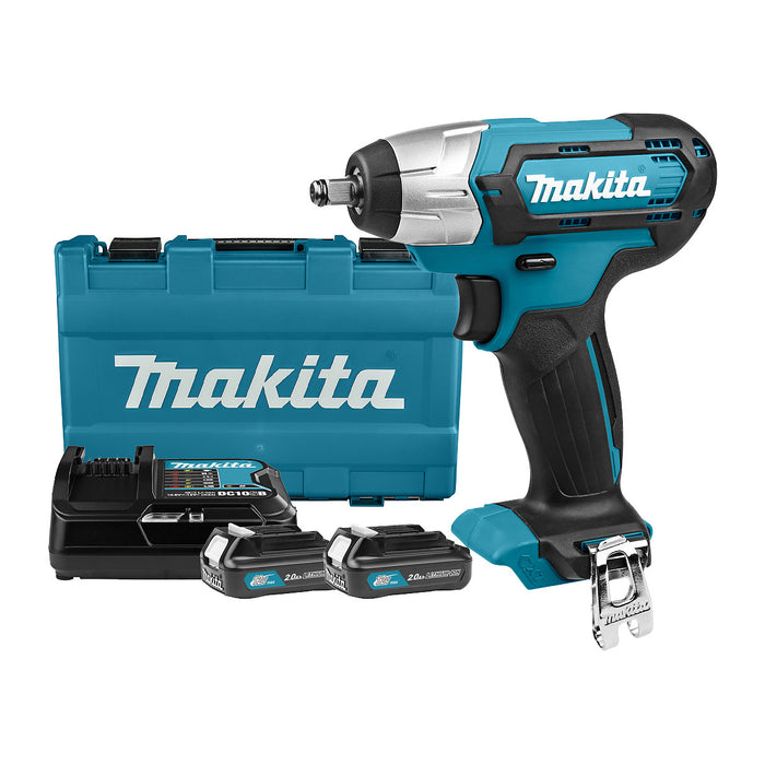 Máy siết bu lông Makita TW140D dùng Pin 12Vmax CXT, cốt 3/8 inch