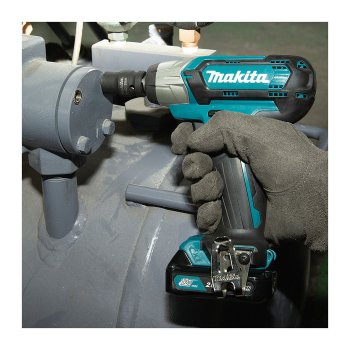 Máy siết bu lông Makita TW141D dùng Pin 12Vmax CXT, cốt 1/2 inch