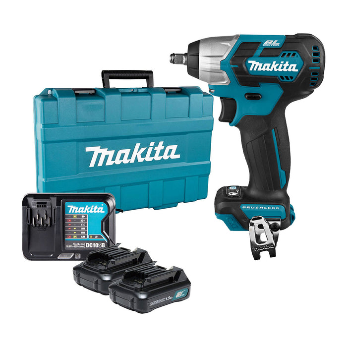 Máy siết bu lông Makita TW160D dùng Pin 12Vmax CXT, cốt 3/8 inch