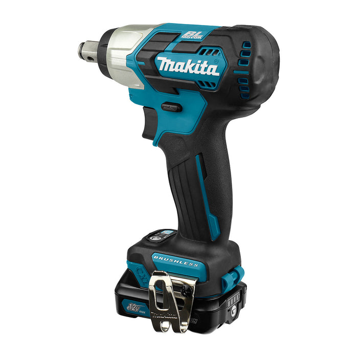 Máy siết bu lông Makita TW161D dùng Pin 12Vmax CXT, cốt 1/2 inch