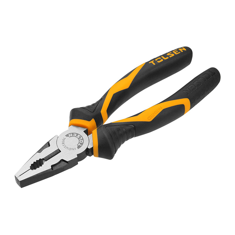 Kìm răng công nghiệp, thép CrV, mạ đen, 6 - 8 inch TOLSEN