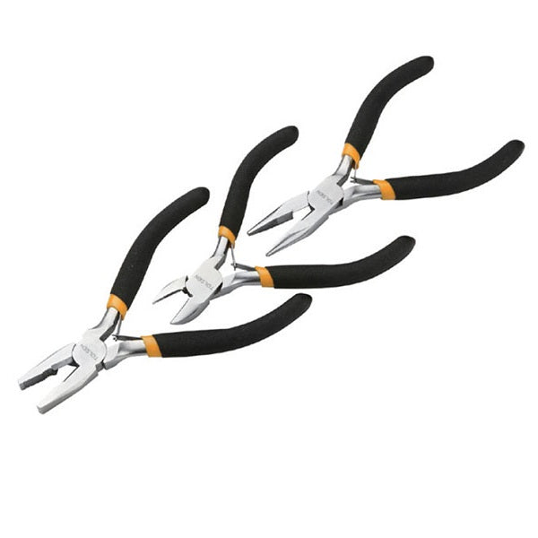 Bộ 3 kìm Răng - Cắt - Nhọn Mini 115mm/4.5 inch TOLSEN 10038