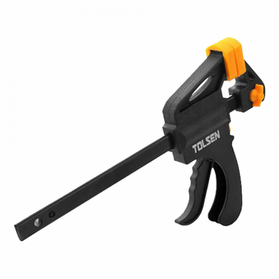 Cảo chữ F kích thước từ 6 inch - 24 inch TOLSEN thân nhựa cứng, thanh trượt kim loại đen