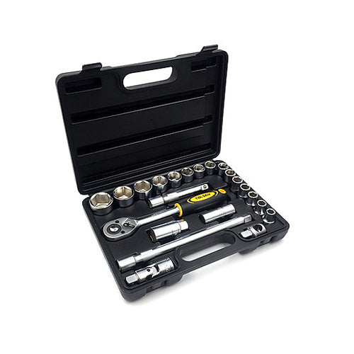 Bộ đầu tuýp công nghiệp 1/2 inch, thép CrV, 22 món TOLSEN 15139