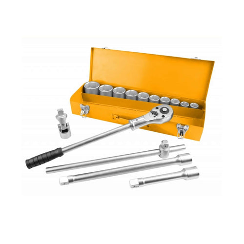 Bộ đầu tuýp 3/4 inch công nghiệp 15 món, thép CrV TOLSEN 15148