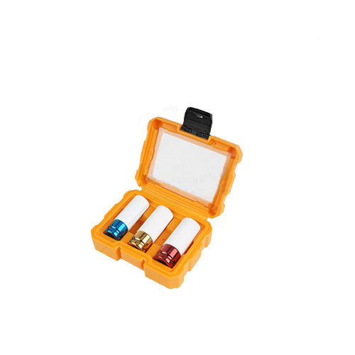 Bộ 3 đầu tuýp bọc nhựa cốt 1/2 inch, thép CrMo TOLSEN 15510