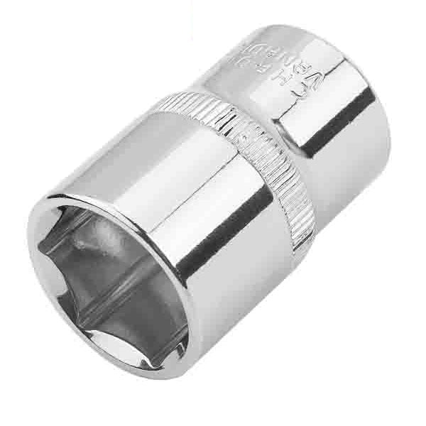 Đầu tuýp lục giác ngắn công nghiệp 3/8 inch, thép CrV 50BV30, 8 - 19mm TOLSEN, chuẩn DIN3124, ISO2725-1