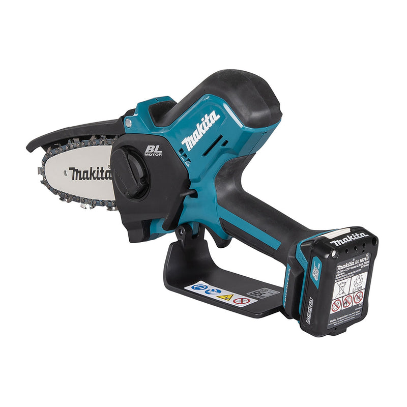 Máy cưa xích Makita UC100D dùng Pin 12Vmax CXT, chiều dài lam 100mm