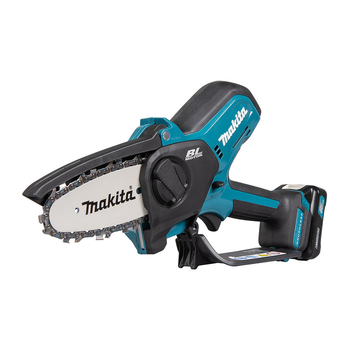 Máy cưa xích Makita UC100D dùng Pin 12Vmax CXT, chiều dài lam 100mm