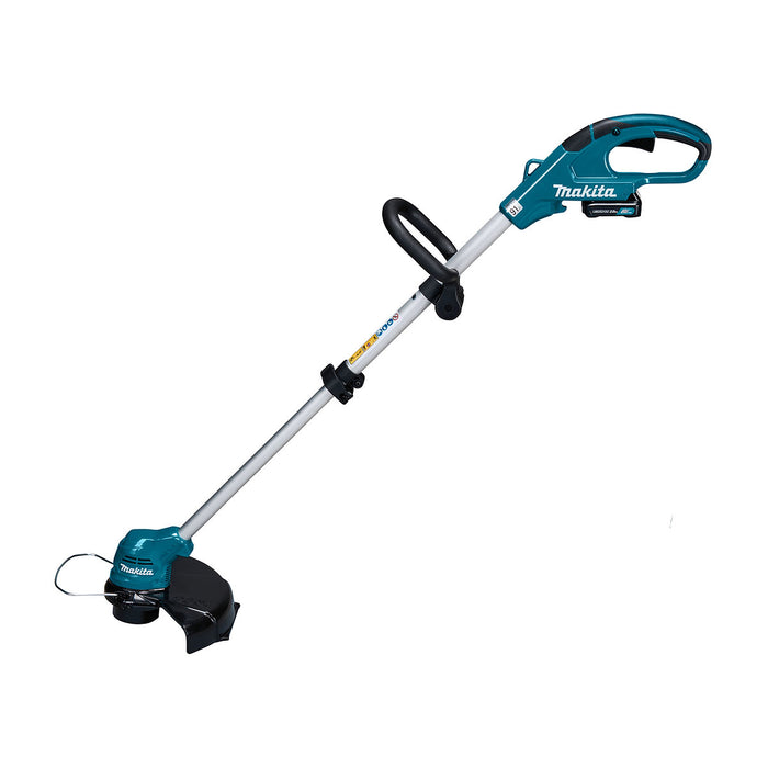 Máy cắt cỏ Makita UR100D dùng Pin 12Vmax CXT công suất 130W, độ rộng cắt tối đa 260mm, tay cầm vòng