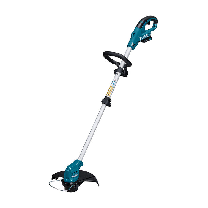 Máy cắt cỏ Makita UR100D dùng Pin 12Vmax CXT công suất 130W, độ rộng cắt tối đa 260mm, tay cầm vòng