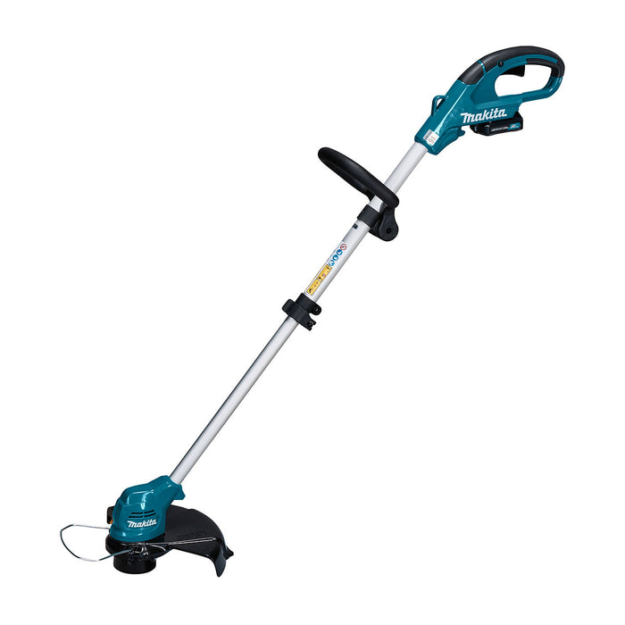 Máy cắt cỏ Makita UR100D dùng Pin 12Vmax CXT công suất 130W, độ rộng cắt tối đa 260mm, tay cầm vòng