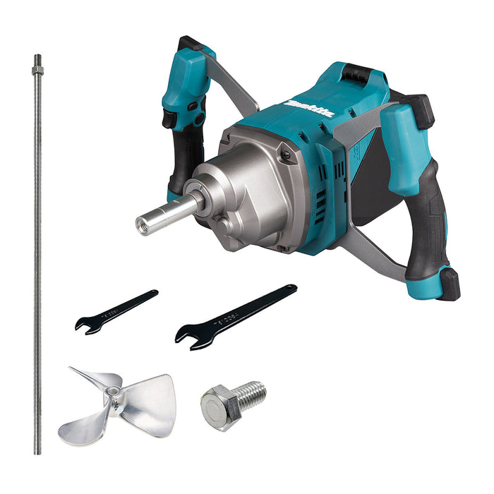 Máy trộn sơn Makita UT001G dùng Pin 40Vmax XGT đường kính lưỡi 240mm, kết nối lưỡi trộn bằng trục vặn M12