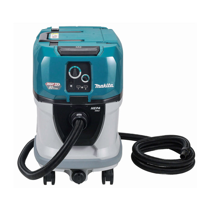 Máy hút bụi Makita VC007GL dùng Pin 40Vmax x2 XGT, dung tích 40L, lực hút 18 kPa bộ lọc HEPA và GYUPPA, công nghệ AWS ( Hút khố và ướt )