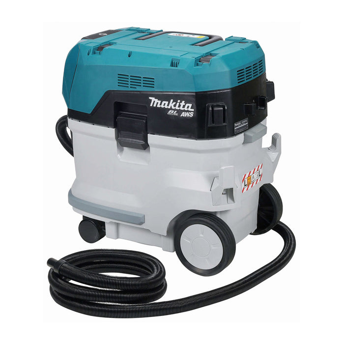 Máy hút bụi Makita VC007GL dùng Pin 40Vmax x2 XGT, dung tích 40L, lực hút 18 kPa bộ lọc HEPA và GYUPPA, công nghệ AWS ( Hút khố và ướt )