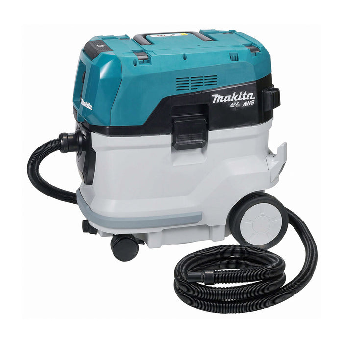 Máy hút bụi Makita VC007GL dùng Pin 40Vmax x2 XGT, dung tích 40L, lực hút 18 kPa bộ lọc HEPA và GYUPPA, công nghệ AWS ( Hút khố và ướt )