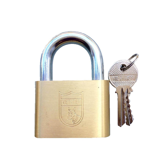 Ổ khóa treo đồng càng bấm Việt tiệp