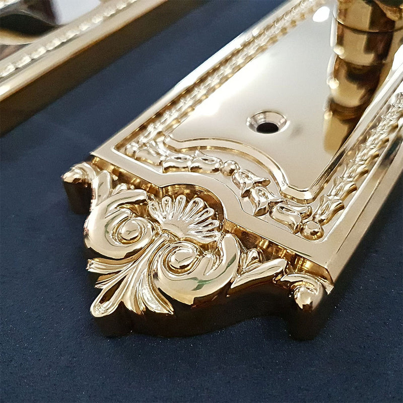 Ổ khóa tay gạt Việt Tiệp 04269 chất liệu hợp kim đồng phủ PVD