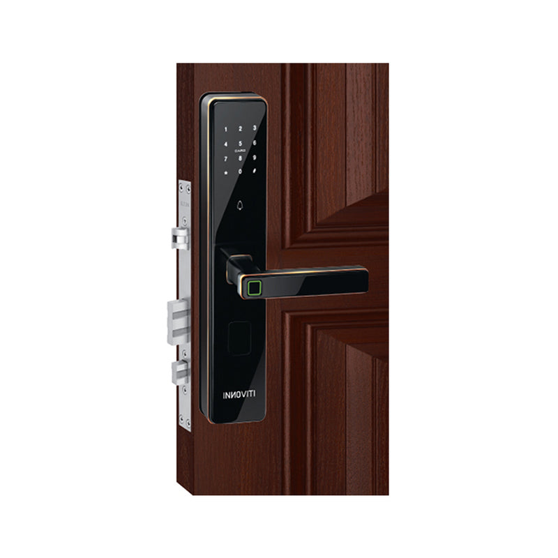 Khóa điện tử Việt Tiệp INNOVITI-S 28384-S tích hợp mở Khóa vân tay, mã số, thẻ, chìa cơ và ứng dụng điện thoại