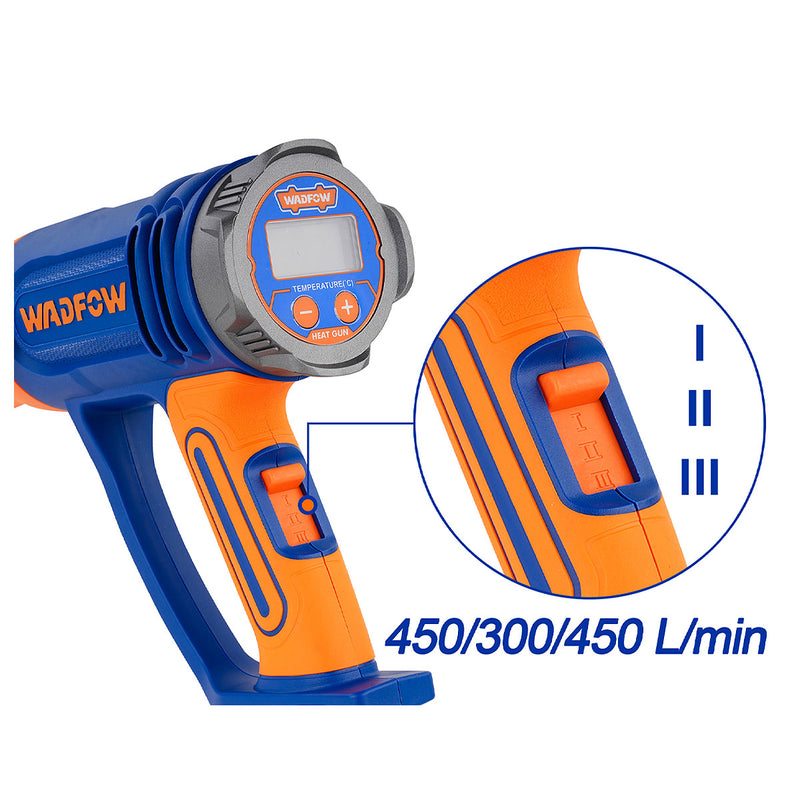 Máy khò nhiệt Wadfow WHG1530 công suất 2000W, nhiệt độ từ 50°C - 600°C