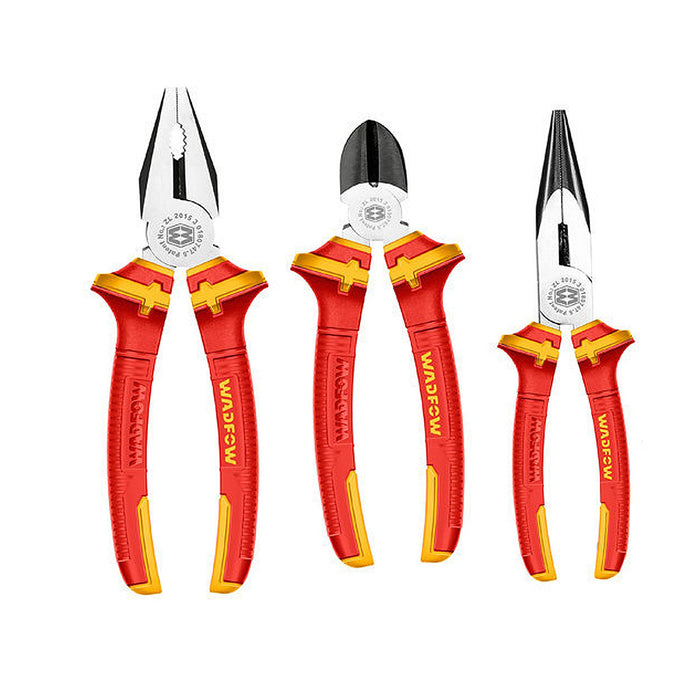 Bộ kìm cách điện 1000V 3 chi tiết Wadfow WPS0633