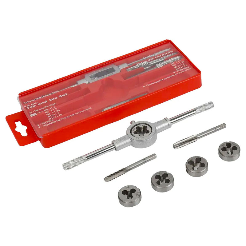 Bộ dụng cụ tạo ren 12 chi tiết Workpro WP309009