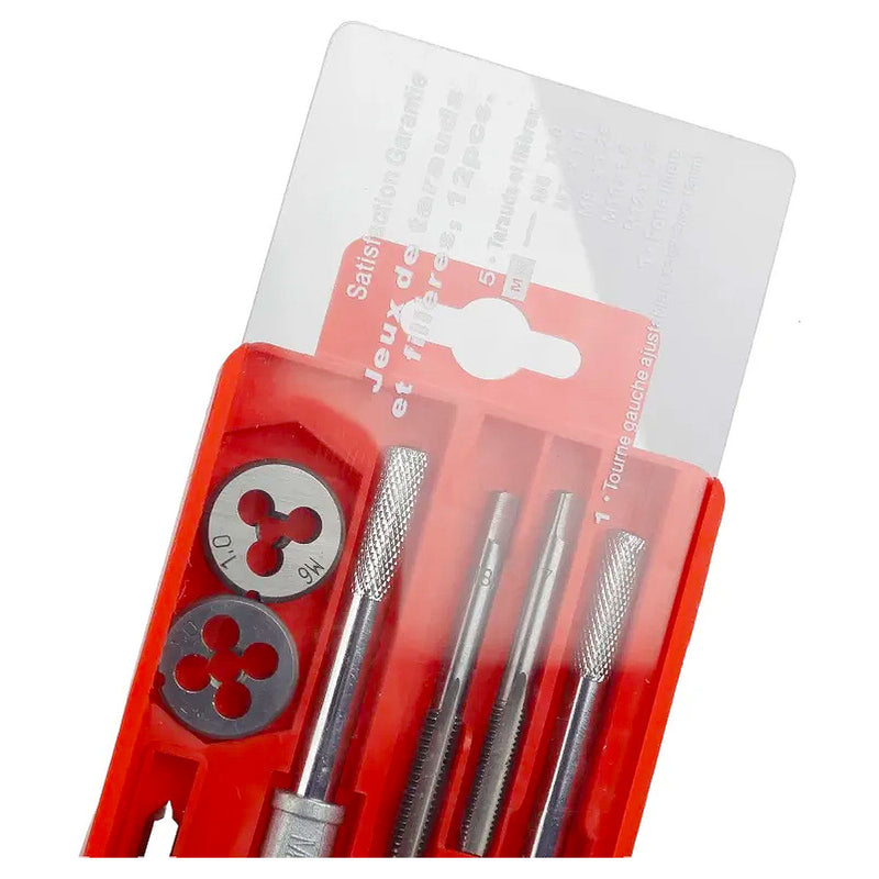 Bộ dụng cụ tạo ren 12 chi tiết Workpro WP309009