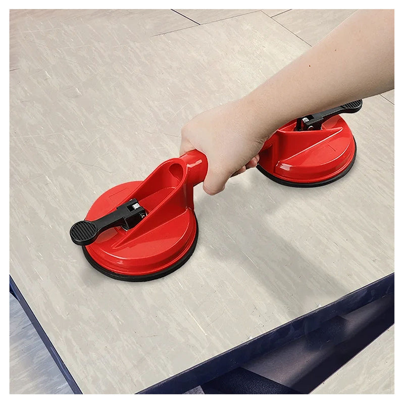 Tay hít kính, hít gạch đôi Workpro WP329003 thân nhựa, đường kính 115mm, tải trọng 60kg