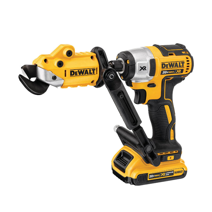 Phụ kiện cắt kim loại Dewalt DT70620-QZ khả năng cắt 1.3mm dùng với máy khoan vặn vít hoặc bu lông, chui lục giác 1/4 inch