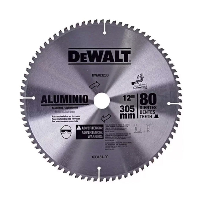 Lưỡi cưa nhôm gỗ Dewalt DWA03230-B1 đường kính 305mm, 80 răng, lỗ cốt 30mm