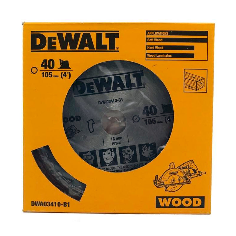 Lưỡi cưa gỗ Dewalt DW03410-B1 đường kính 100mm, 40 răng