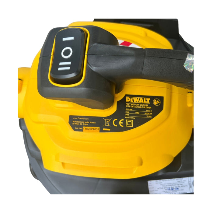 Máy hút bụi đa chức năng 34L (ướt/khô/thổi) và chuyển đổi thành máy thổi Dewalt DXV234P công suất 3000W (4.0Hp)