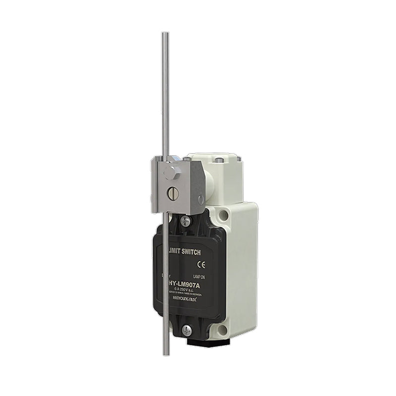 Công tắc hành trình Hanyoung Nux HY-LM800 Series cao cấp có tích hợp đèn chỉ báo vận hành. Thân vỏ hợp kim nhôm kín nước IP67. Tiêu chuẩn quốc tế UL, CE, KC, CCC
